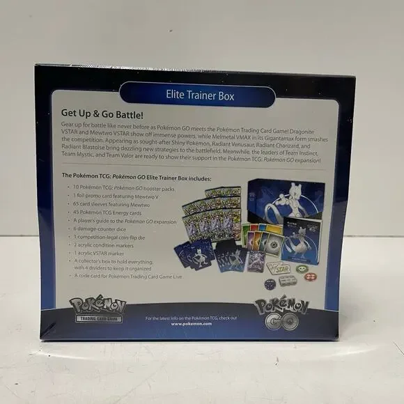 Pokemon TCG: Sword & Shield Pokemon GO ETB Elite Trainer Box ETB Factory  Sealed Kids